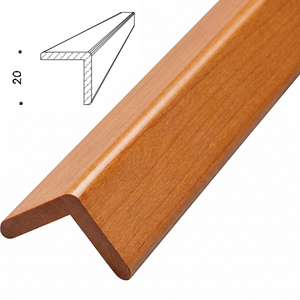 Pircher Paraspigolo in Ayous Liscio Ciliegio MM20X20X3000 - PIRCHER OBERLAND - Immagine 2